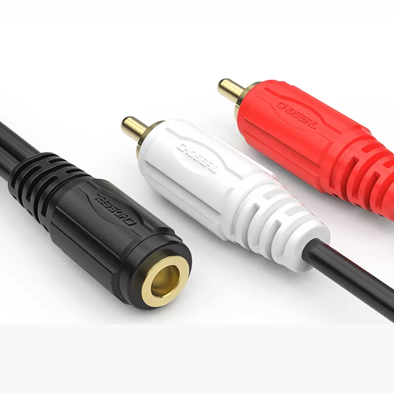 3.5 female to Double RCA cable