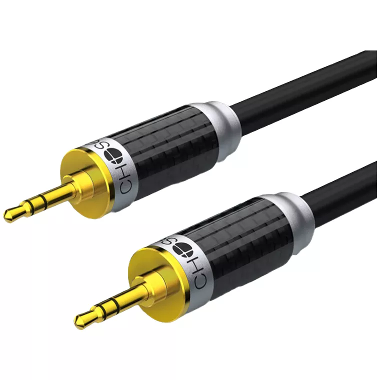 3.5 male to male single crystal copper audio cable